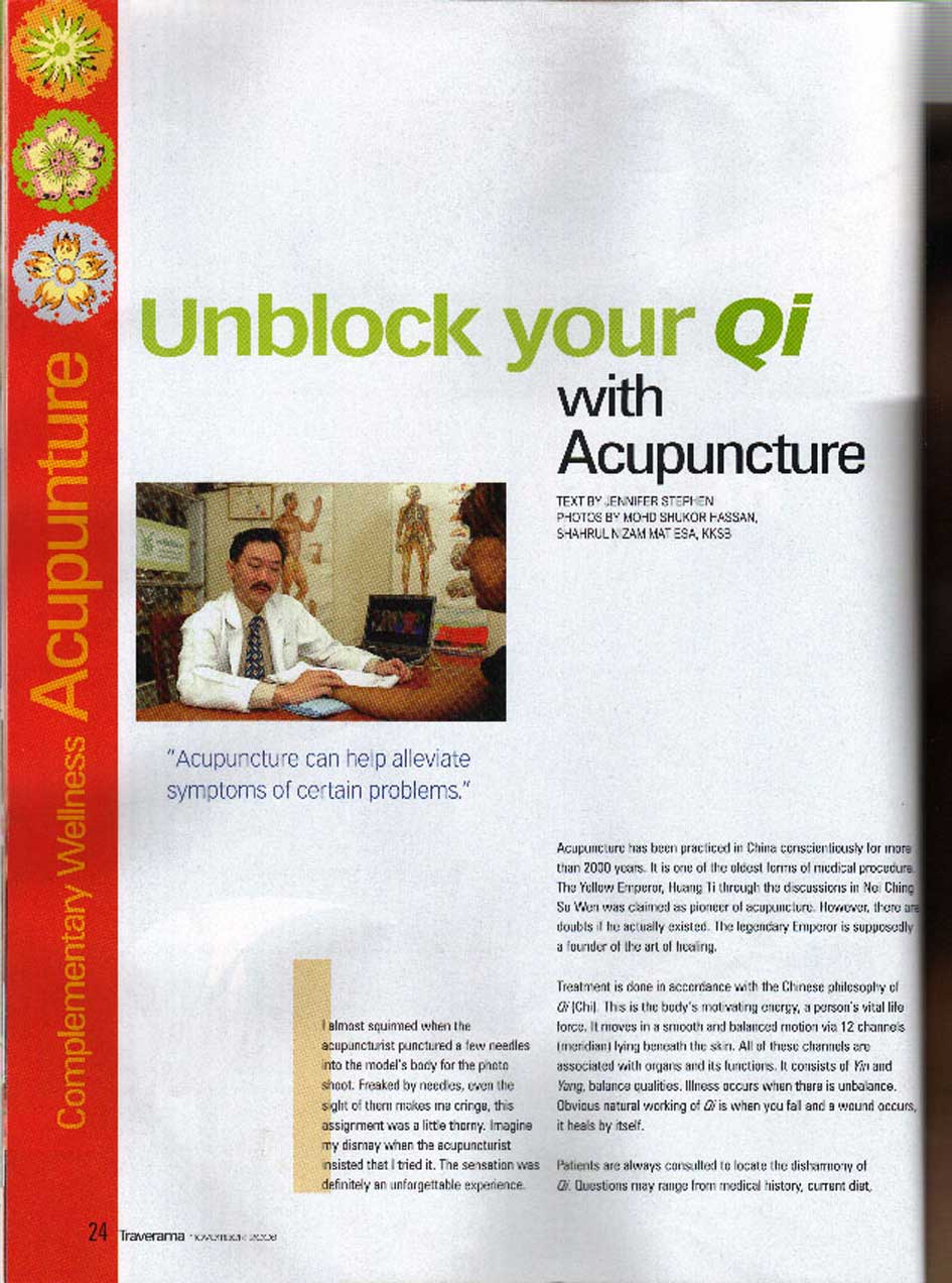 ACUPUNCTURE MAGAZINE HERBALTREATMENT