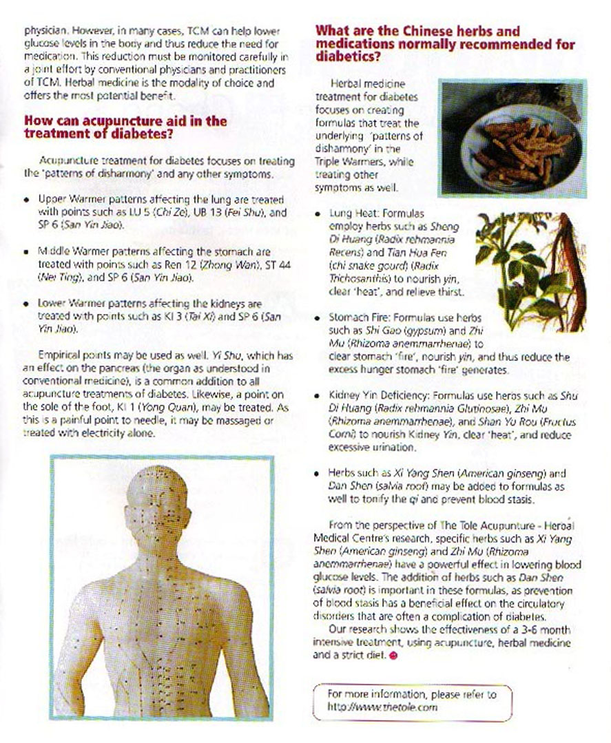 ACUPUNCTURE MAGAZINE HERBALTREATMENT